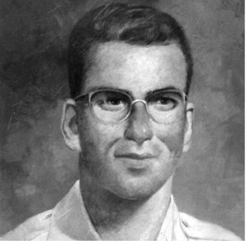 black and white photo of Benjamin Salomon: Rambo Dentist